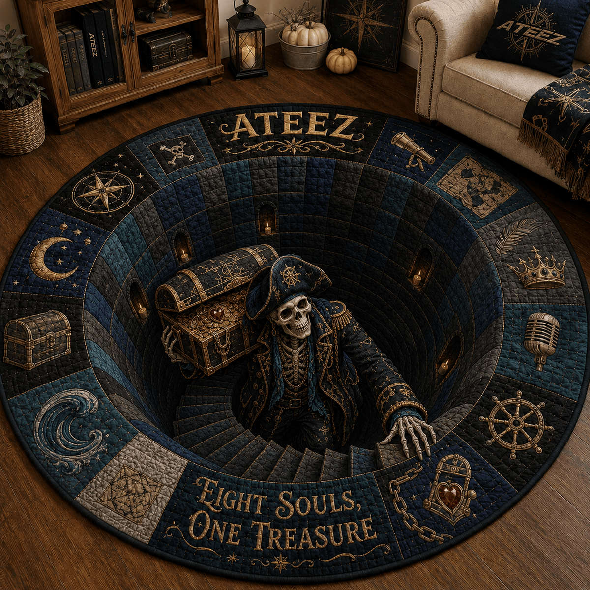 ATZ Quilted Round Mat HQH